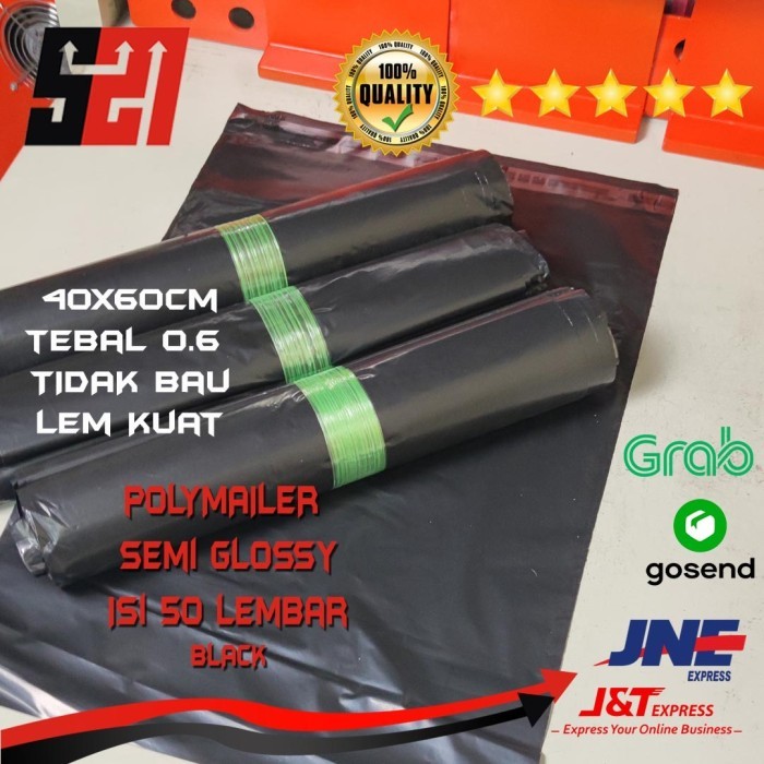

Sale Polymailer Polimailer 40X60 Jumbo Semi Glossy Isi 50 Lembar