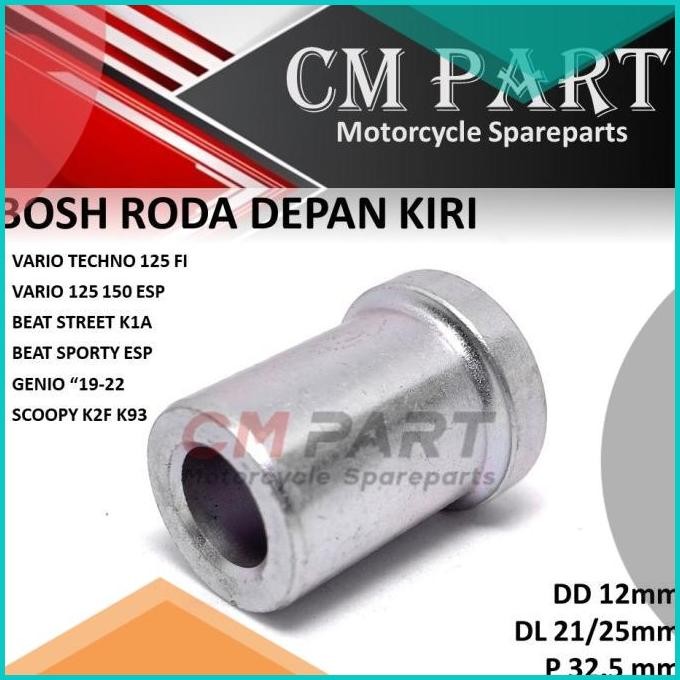 Bosh Bos Roda Depan KANAN Beat ESP Vario Techno 125 150 Scoopy Genio 0