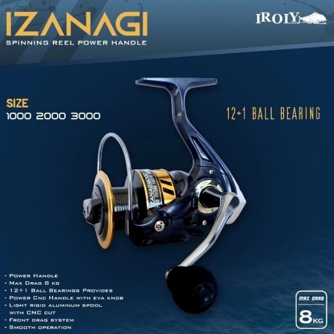 Reel Iroly Izanagi 12+1Bb Power Handel