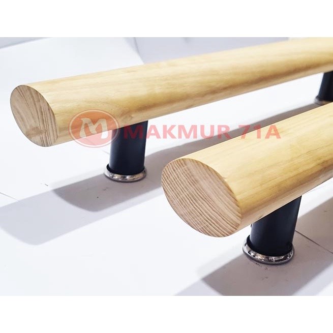 Pull Handle FULL Kayu Jati / Handle Pintu Dorong Pegangan Pintu OVAL