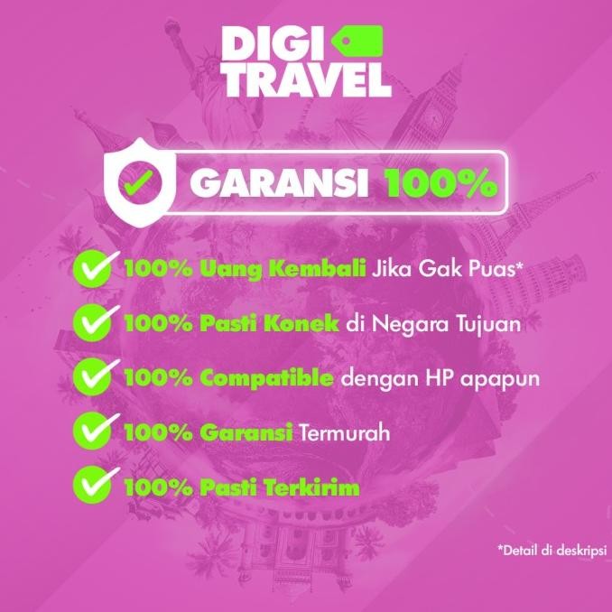 Sim Card Australia New Zealand 8Gb 30 Hari - Bisa Telepon Dan Sms Otp