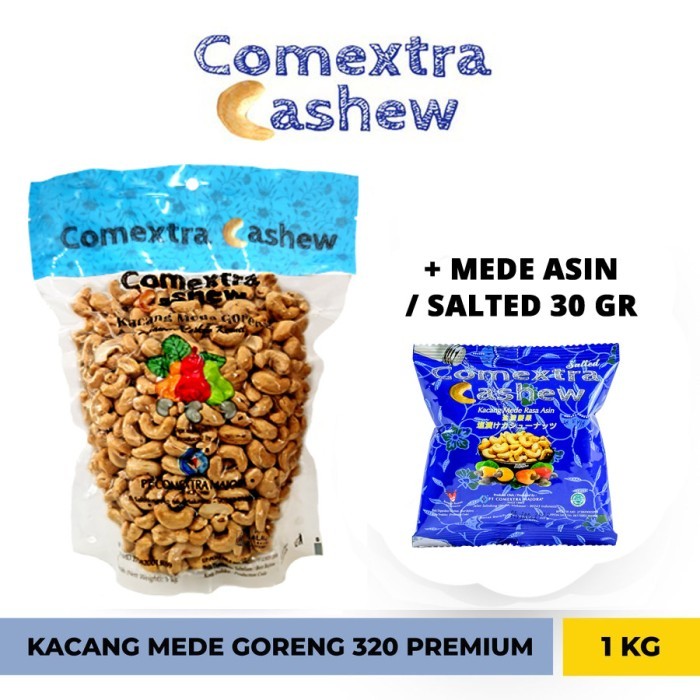 

Kacang Mede Goreng 1 Kg Utuh 320 Premium - Mete / Mente BERMUTU
