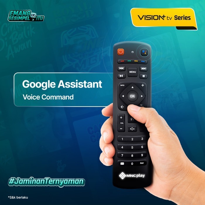 REMOTE ANDROID TV BOX - VISION+ TV