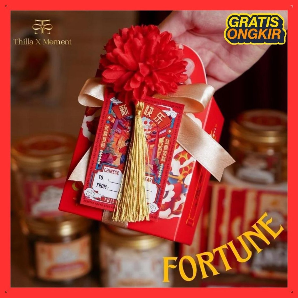 

[ Fortune ] Hampers Cny Imlek 2025 Kado Chinese New Year Gift Box Parsel Sincia Bingkisan Hadiah Souvenir Imlek 2024 Kado Lunar New Year Hamper Gift Box Limited