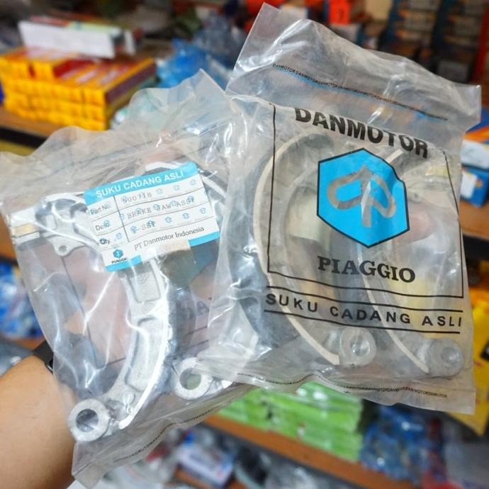 ,,,,,,,] Kampas Rem D/B Vespa Px Excel Ex2 Original OEM NOS Piaggio Danmotor