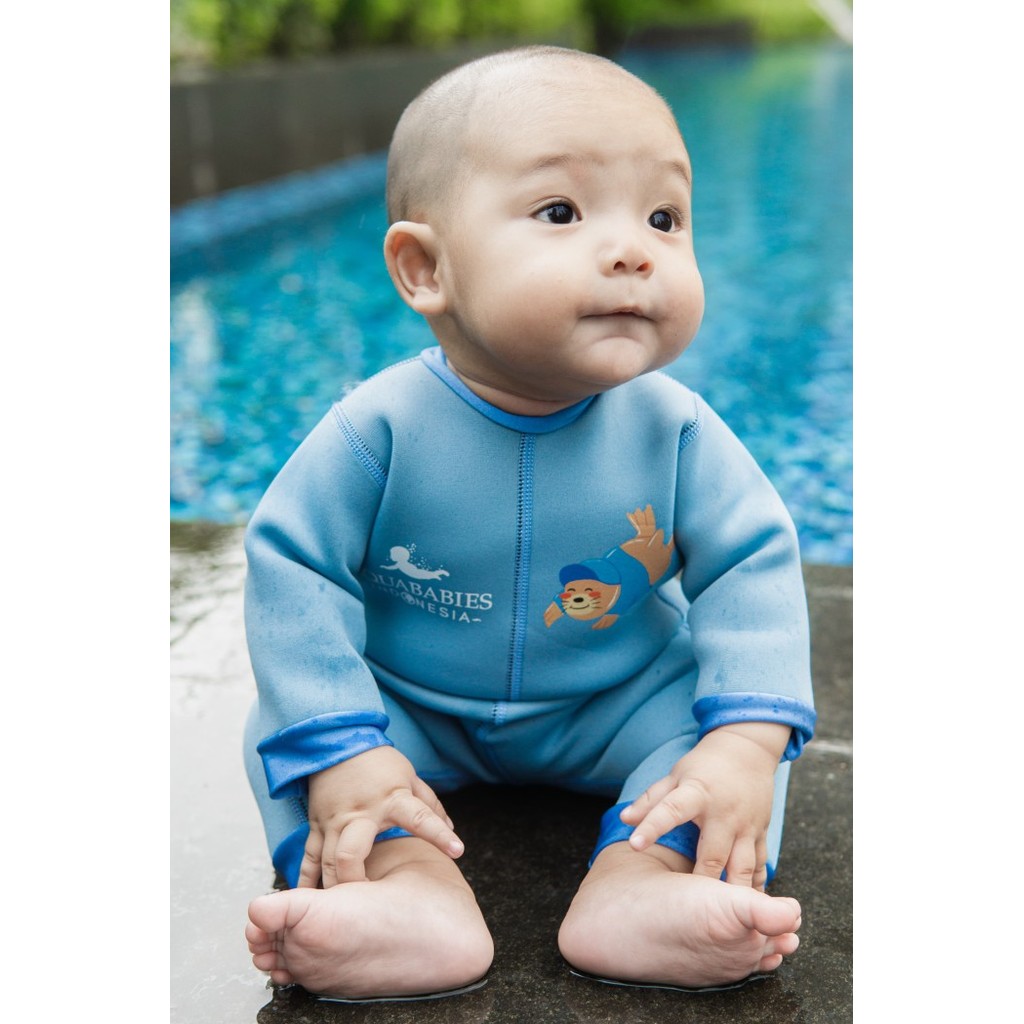 Aquababies Indonesia Baby Wetsuit - Ocean Blue