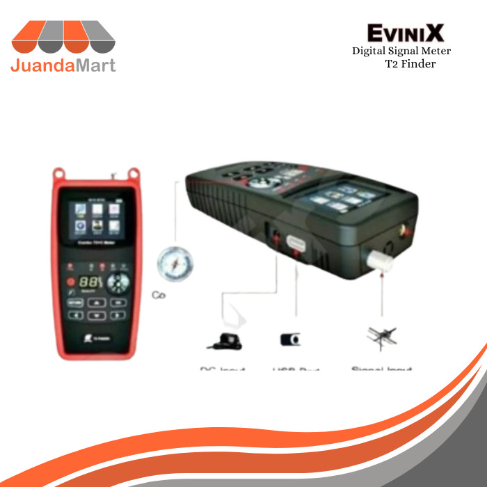 Digital Signal Meter EVINIX T2-FINDER DVBT2 DVBC TV Digital