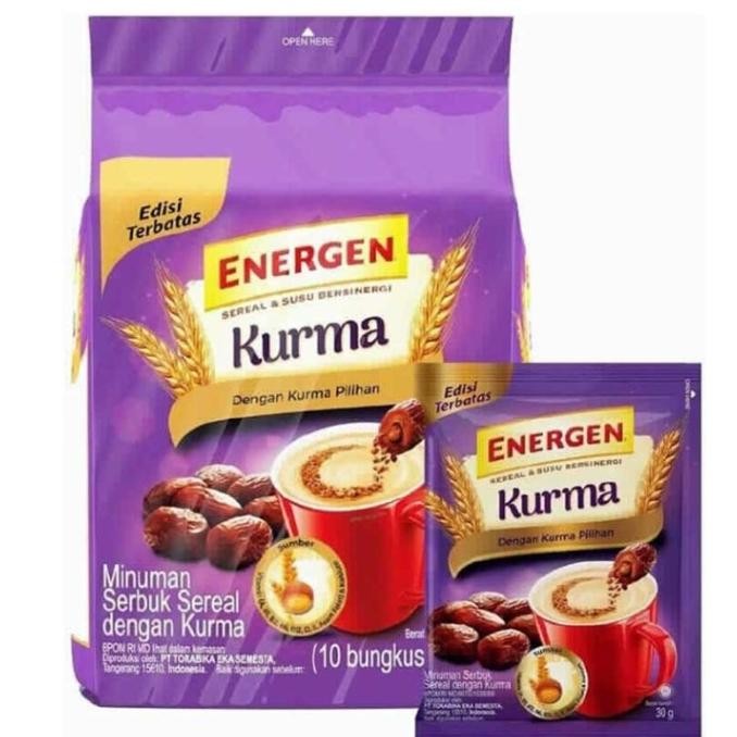 

Baru Energen Cereal Instan Kurma 10 X 30 G