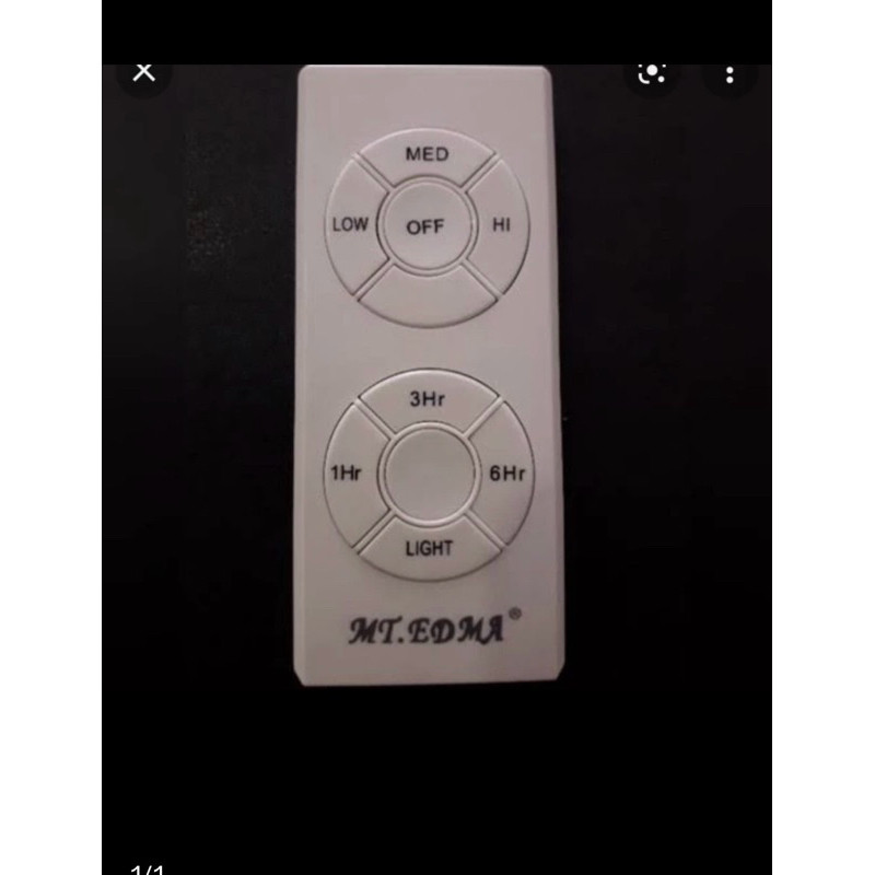 Remote Kipas MT edma Tanpa Lampu