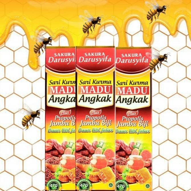 

Baru Sari Kurma Madu Angkak Propolis/Darusyifa/ Dbd/Trombosit/Madu