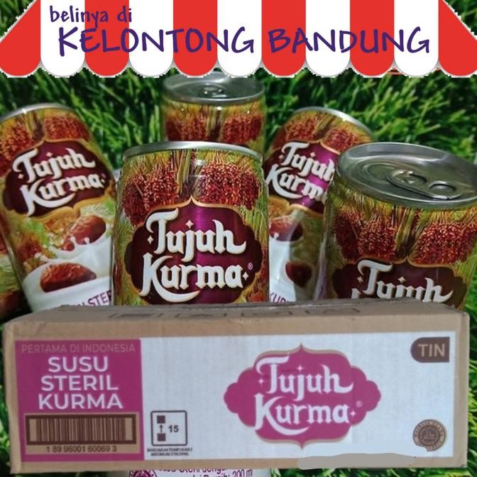 

Baru Tujuh Kurma Kaleng 200 Ml Susu Cair Steril Bkn Bear Brand - Dus Karton