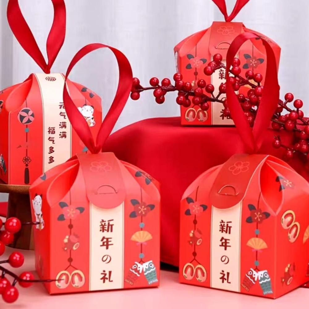 

BR - Dus Kue Keranjang Imlek/Box Mini Cookies 1 Toples Jar CNY Sincia/Kotak Permen Cookies TERLARIS