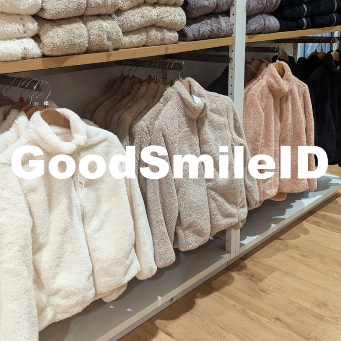 Murah JASTIP Wanita Jaket Fleece Lembut Retsleting Fluffy Yarn Bulu UNIQLO Non COD