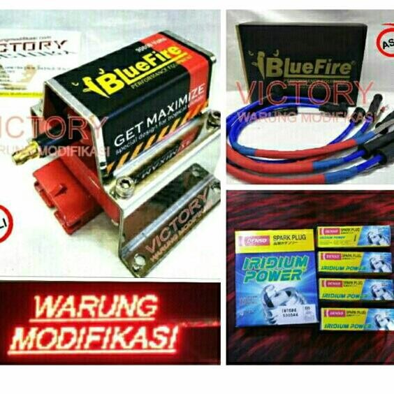 Ignition Koil Coil Kabel Busi Mobil Katana Vitara Escudo Timor Sidekick Karimun Sierra Caribian Blue
