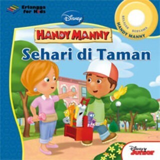 BUKU ERLANGGA (NEW ORIGINAL) FLAT HANDY MANNY: SEHARI DITAMAN (KODE : 2008082090)