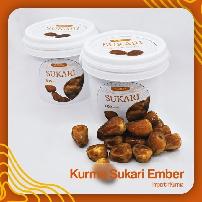 

Baru Kurma Sukari Ember 800Gram / Kurma Sukari Basah