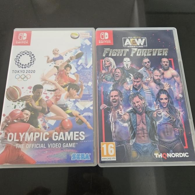 @@@@] catridge nintendo switch aew + olympic games 2020
