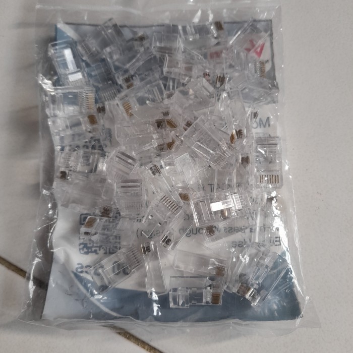 

Bremol Rj45 Cat6 Anti Gagal Isi 50Pcs