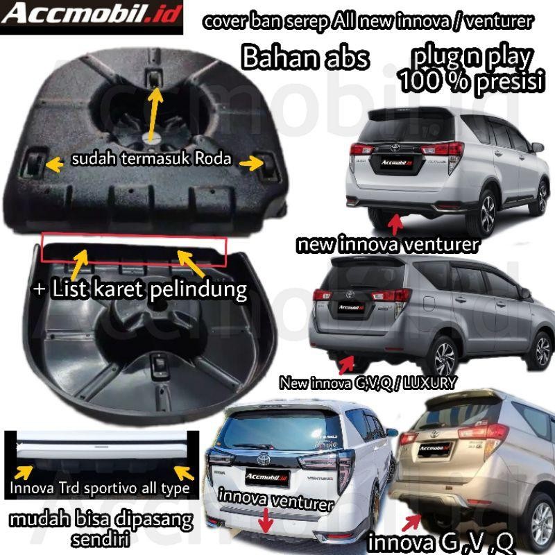 Cover Ban Serep Toyota Innova Reborn Plastik All New Innova Reborn  Innova Venturer