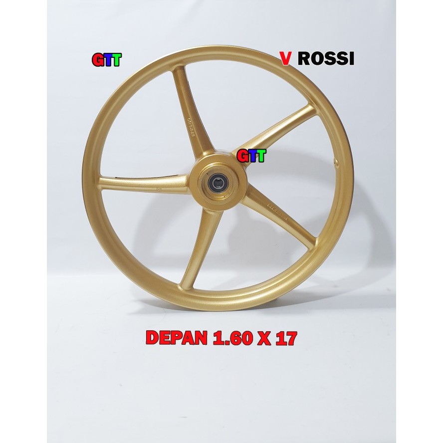 VELG RACING V.ROSSI YAMAHA RX KING GOLD MATTE RING 17