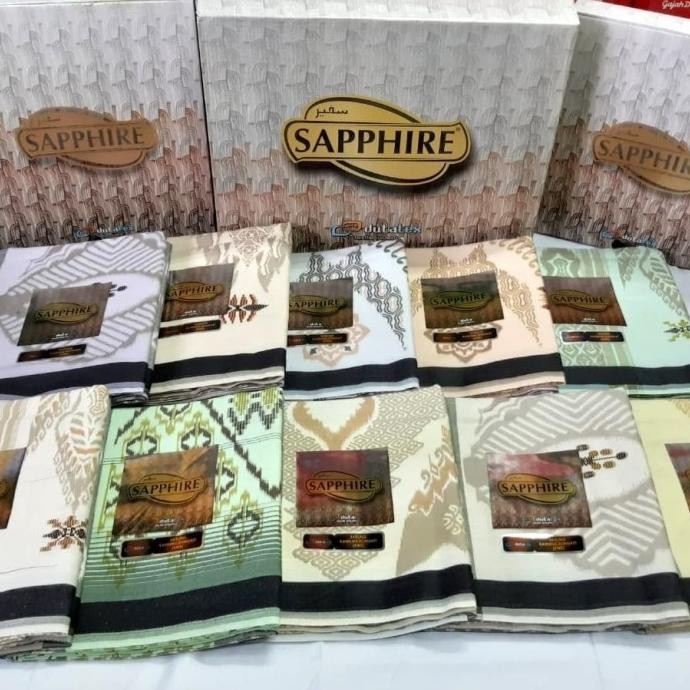 Sarung Sapphire Kawung Songket