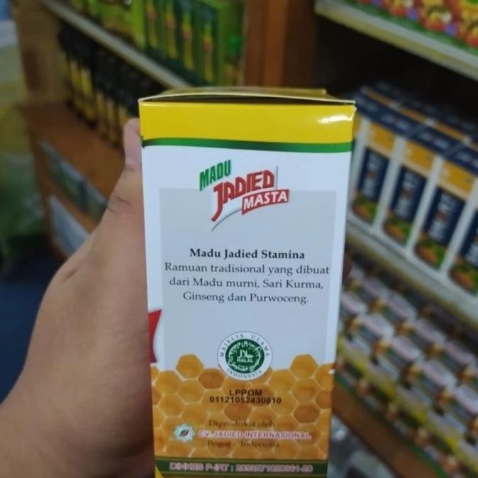 

Baru Madu Jadied Masta Stamina Plus Sari Kurma Dan Ginseng