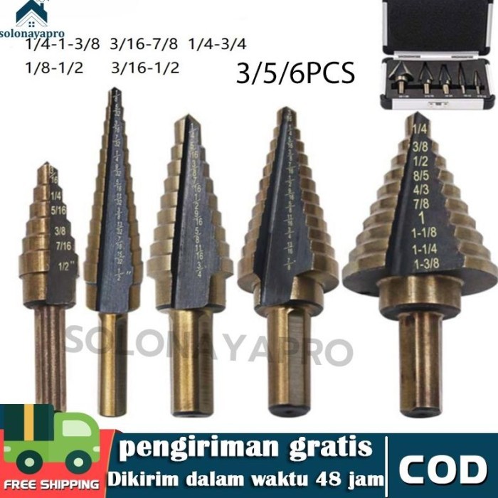 XF 5 Pcs Mata bor pagoda nachi original/Mata Bor Set Pagoda Baja Besi