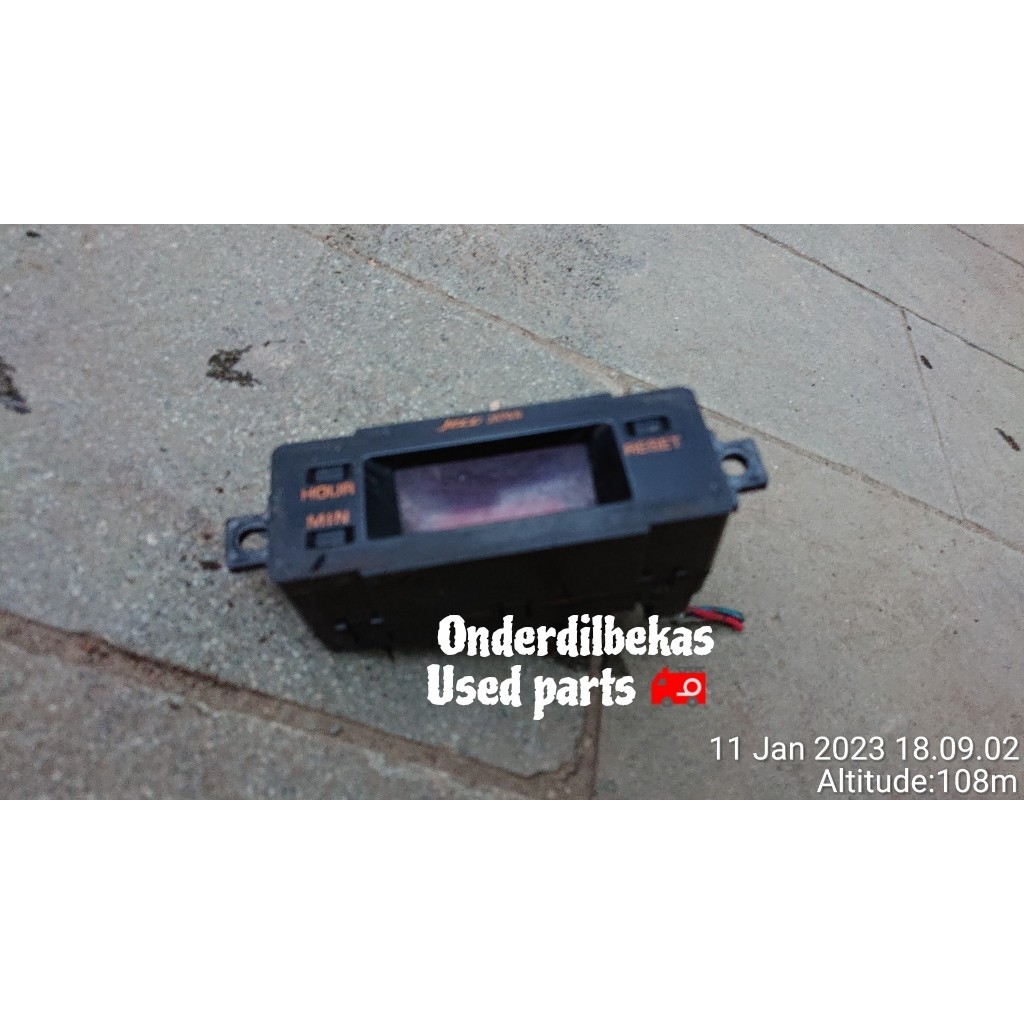 jam clock dashboard mazda 323 trendy