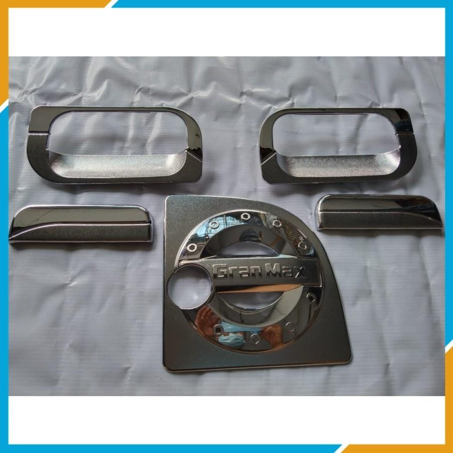 Variasi Aksesoris Outer Handel Dan Cover Tangki Grand Max Pick Up Chrome