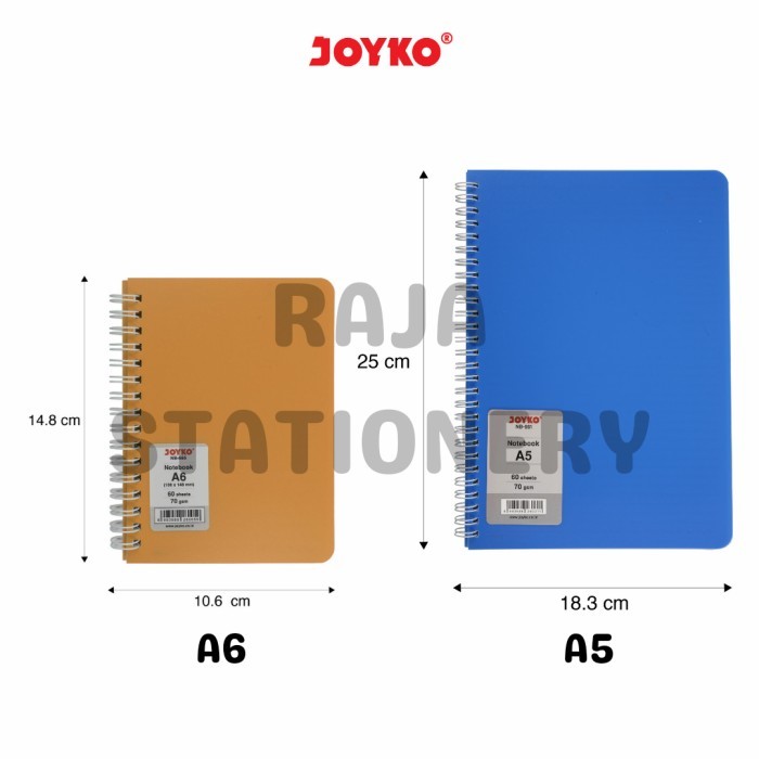 

Joyko Notebook A5 A6 Spiral / Buku Catatan Buku Tulis Joyko Garis