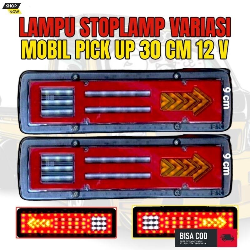 Lampu Stoplamp Stop Lamp Rem Belakang Led Running Sein Variasi Mobil L300 Pick Up Truk 24 Volt Varia