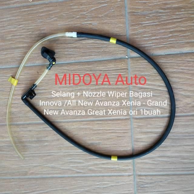 Selang + Nozzle Wiper Bagasi Innova / All New Avanza Xenia - Grand New Avanza Xenia Ori 1Buah