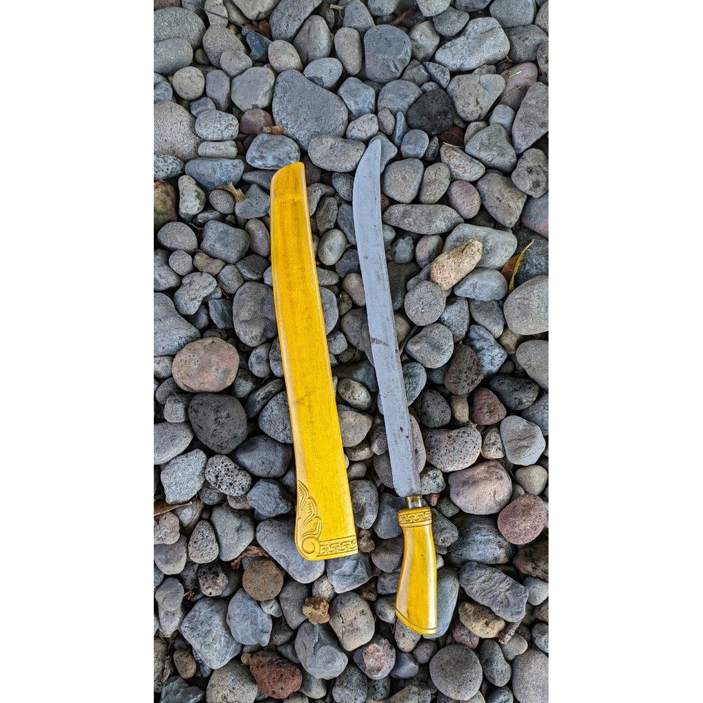 Pedang Sabet Sepuh Pasir Malelo Nyandhang Lengkap Kolektor Item