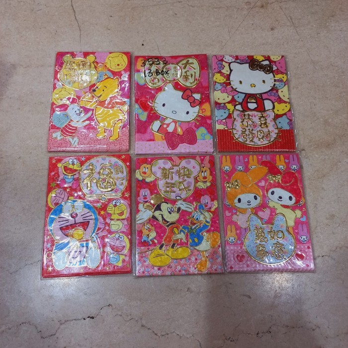 

Imlek Angpau Imlek Anak Anak / Angpao Xin Cia Karakter / Amplop Tahun Baru - 10 !NEW