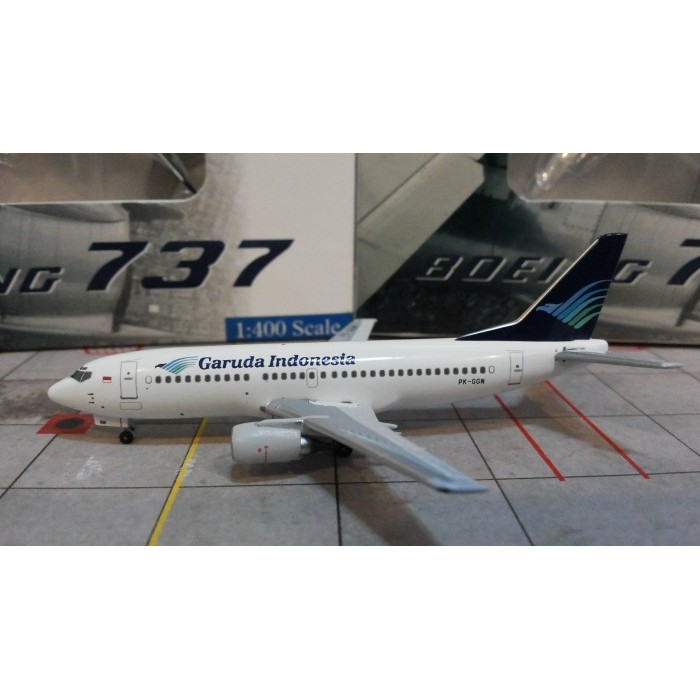 TERBARU Garuda Indonesia B737-300 PK-GGN By Aeroclassics 1:400 Scale