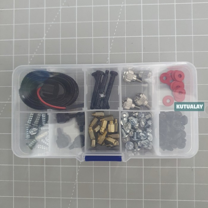 PAKET LENGKAP BAUT KOMPUTER MUR PC SET SCREW CPU RAKITAN SEKRUP 1 BOX