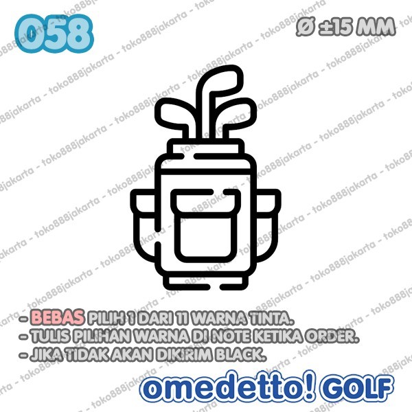 

GOLF BALL STAMP 100+ DESIGNS STEMPEL BOLA HIGH QUALITY OMEDETTO 31-60
