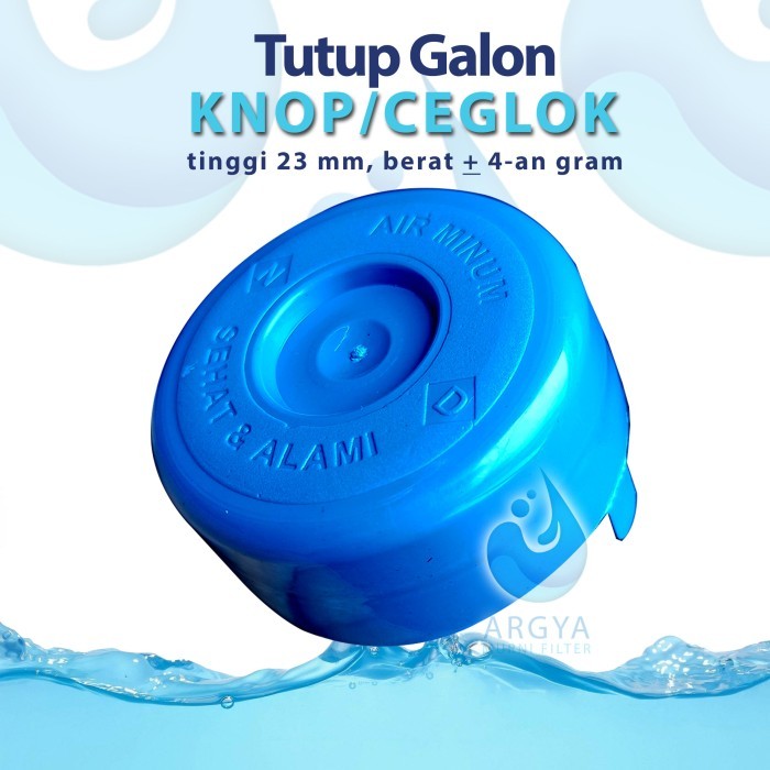 TUTUP GALON KNOP / CEGLOK 2000PCS KHUSUS GOJEK INSTANT & GRAB EXPRESS
