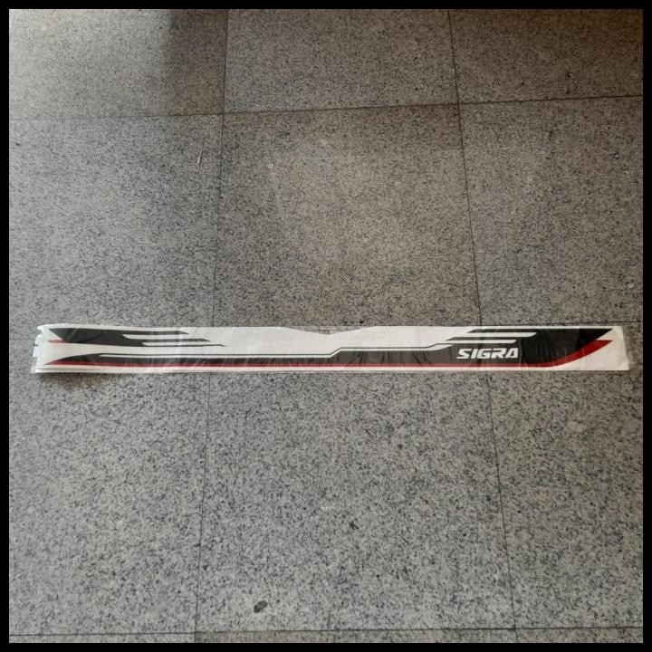 BEST DEAL STIKER BODY SAMPING MOBIL SIGRA WARNA HITAM MERAH 