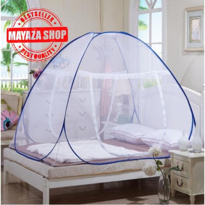 TERLARIS Kelambu Tempat Tidur 200x200 Butterfly Kelambu Lipat 200 x 200