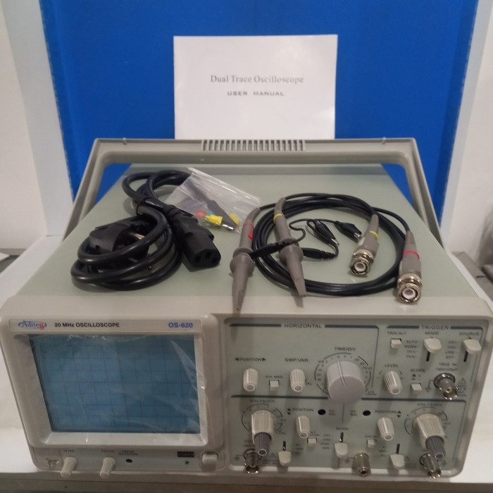 Analog Oscilloscope 20 MHz Aditeg Type: OS-620