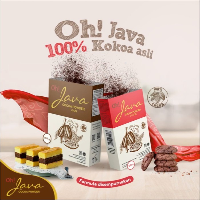 

SALE OH! Java Cocoa Powder Coklat Kakao Bubuk - Classic & Dark Cocoa