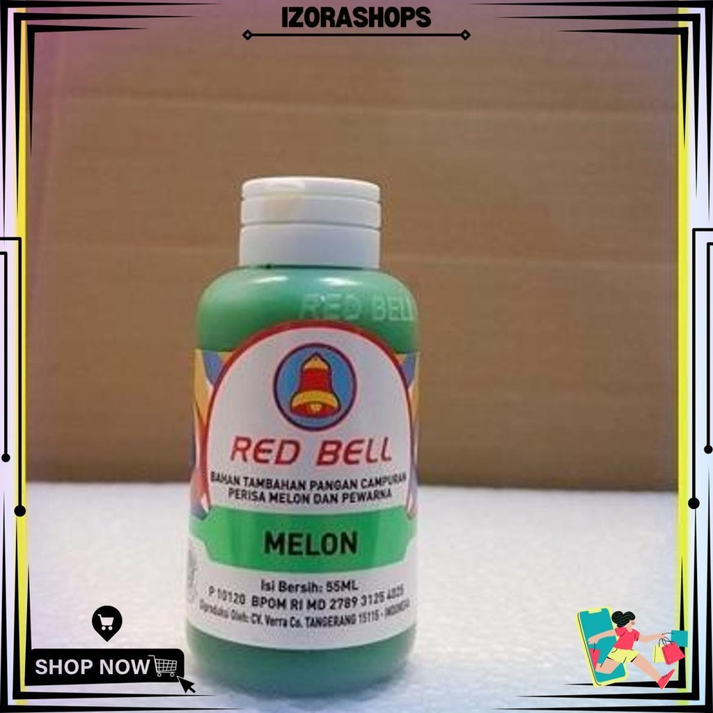 

Pewarna Dan Perisa Red Bell Rasa Melon 55Ml/Red Bell/Sumbo Red Bell Bj Gratis Ongkir
