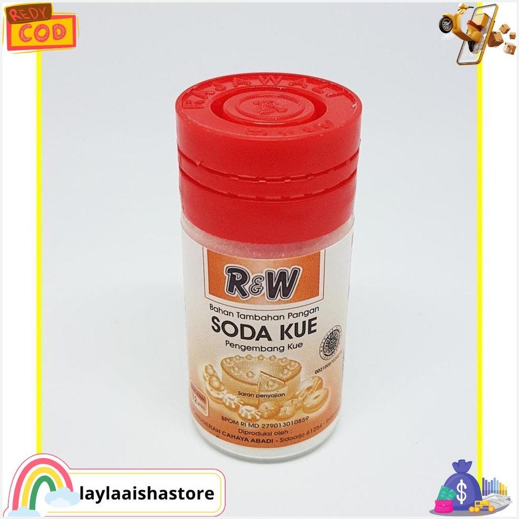 

Soda Kue R&W Botol 10 Gr Terlaris