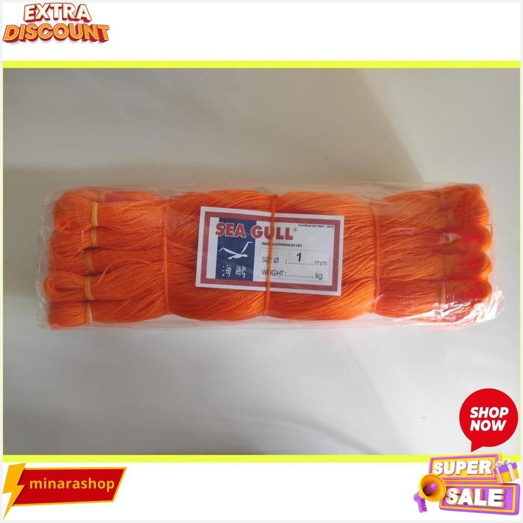 

Tali Tampar Tali Tambang 1Mm Sea Gull Ecer Siap Kirim