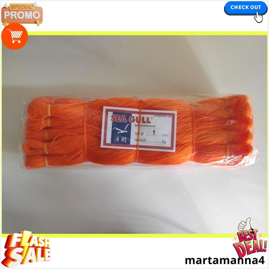

Tali Tampar Tali Tambang 1Mm Sea Gull Ecer Siap Kirim