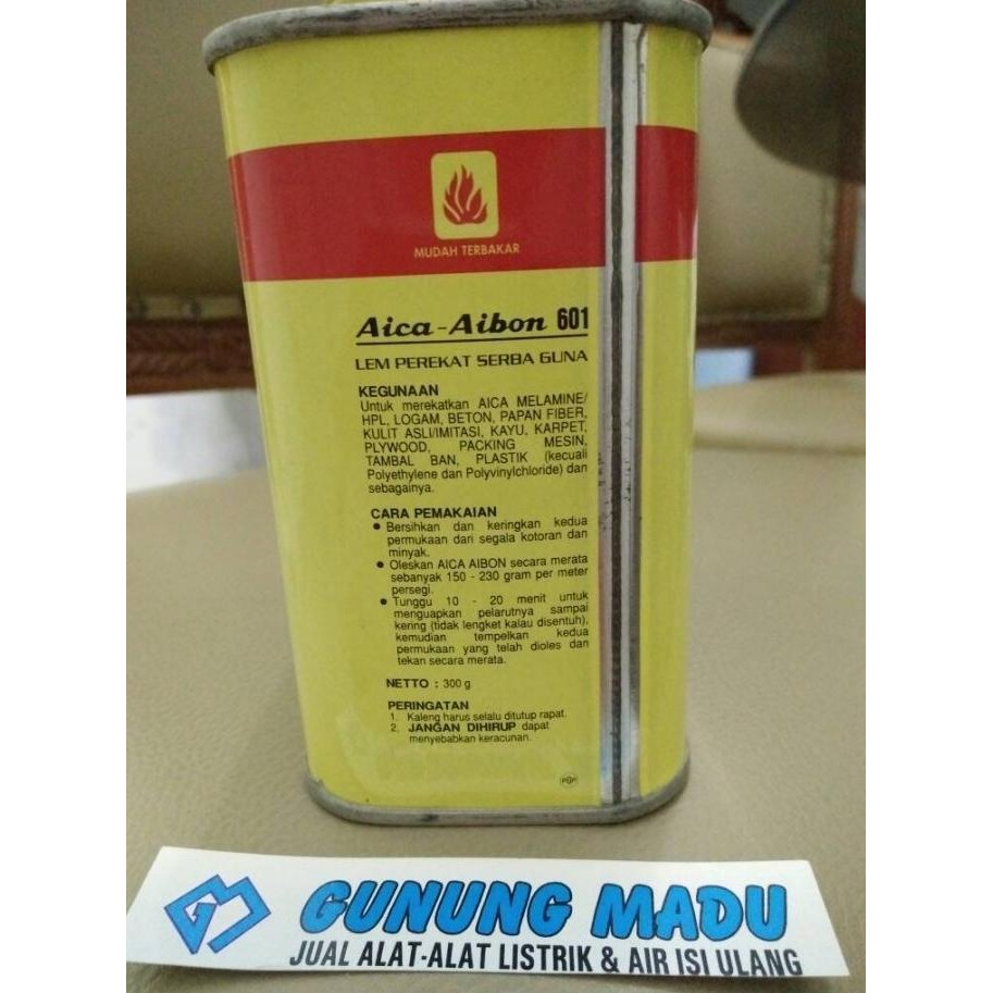 

Promo LEM AICA AIBON 601 UKURAN 300GRAM COD