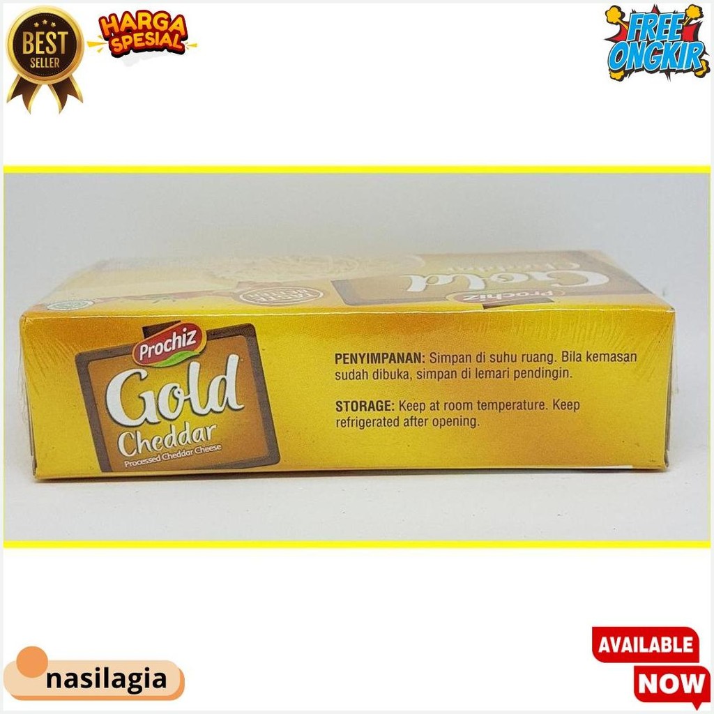 

Keju Prochiz Gold Cheddar 170 Gr Terlaris