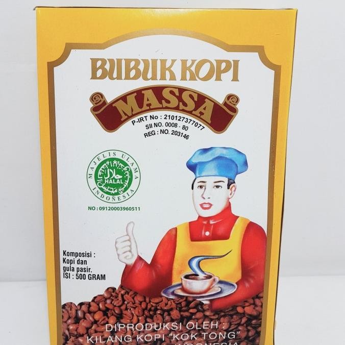 

Bubuk kopi Massa KOK TONG Pem Siantar