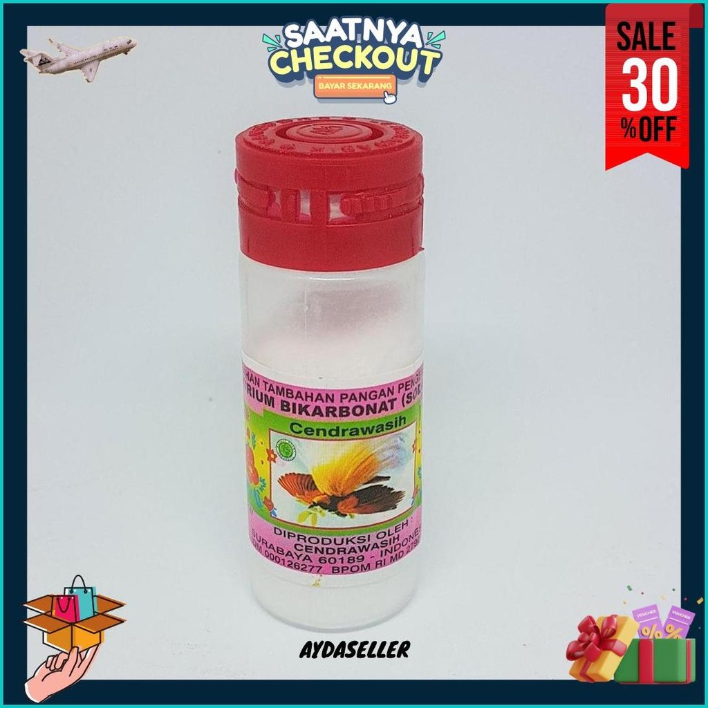 

Soda Kue Cap Cendrawasih 15Gr Siap Kirim